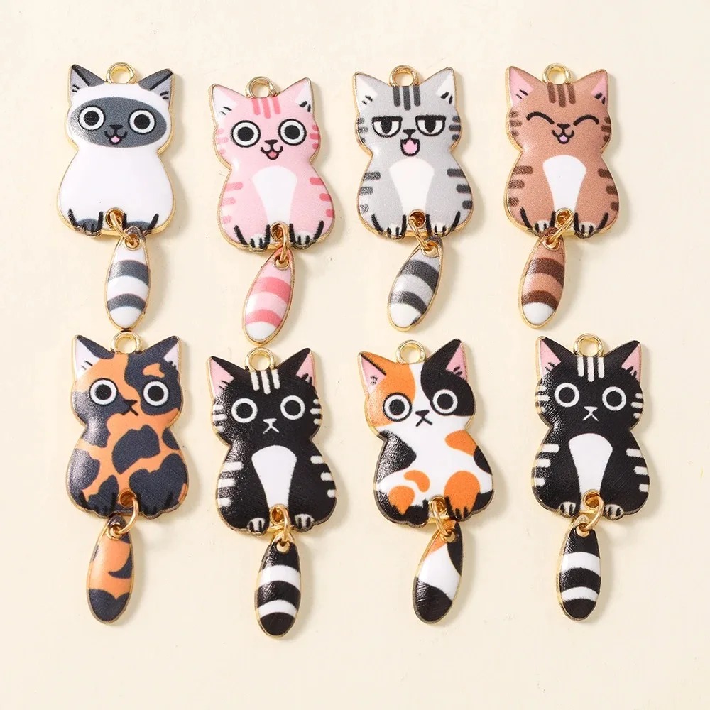 Resin Craft Supplies - 10 adet 16 × 39mm sevimli