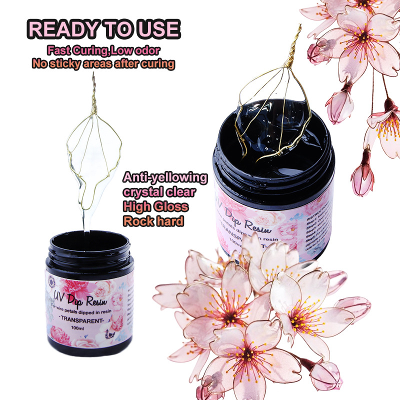 Flower Preservation Resin - UV daldırma reçine tutkal UV çiçek