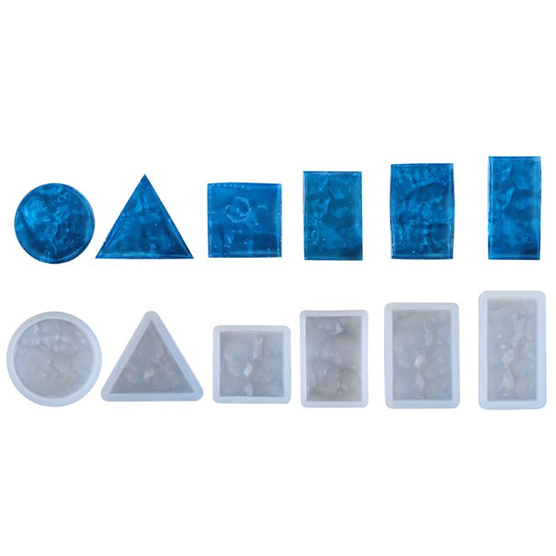 Resin Ocean Wave Mold - 4 adet deniz dalgası reçine kalıp