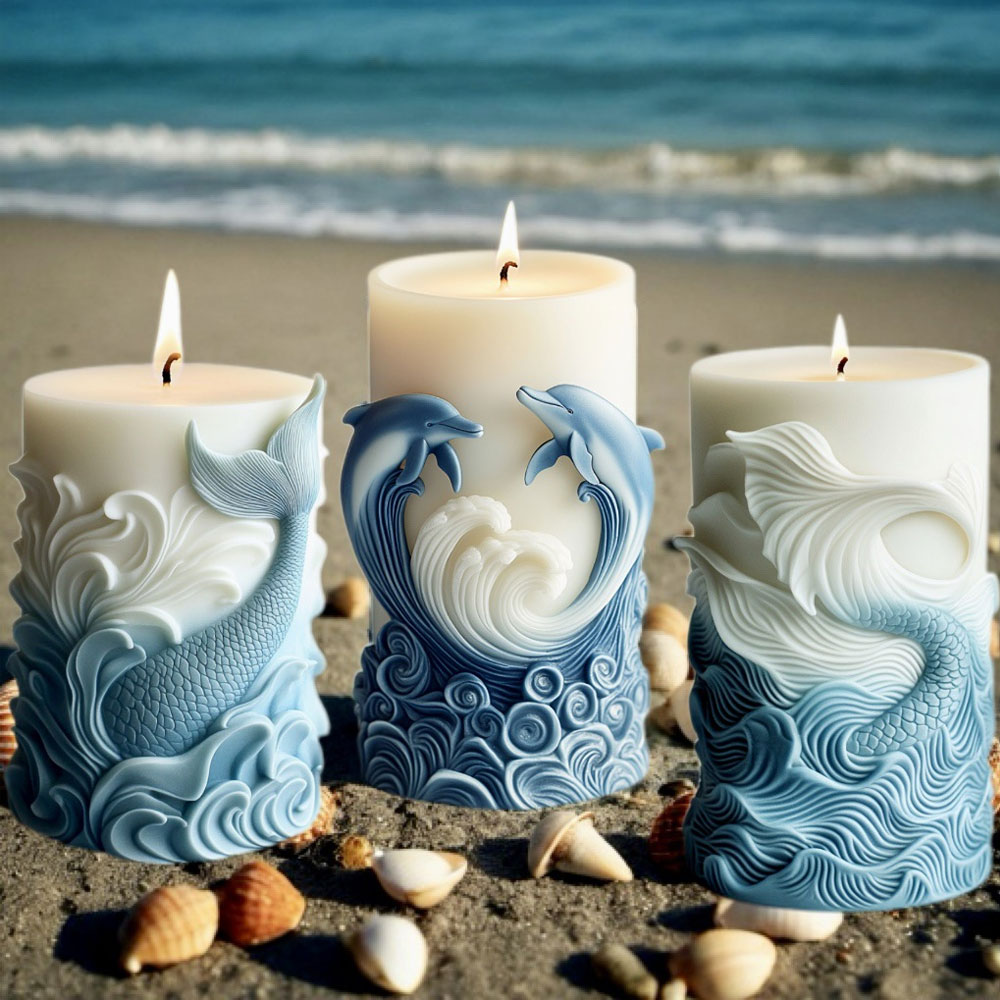 Okyanus Tema Silikon Mum Kalıp - Resin Ocean Wave Mold incelemesi ve fiyatı