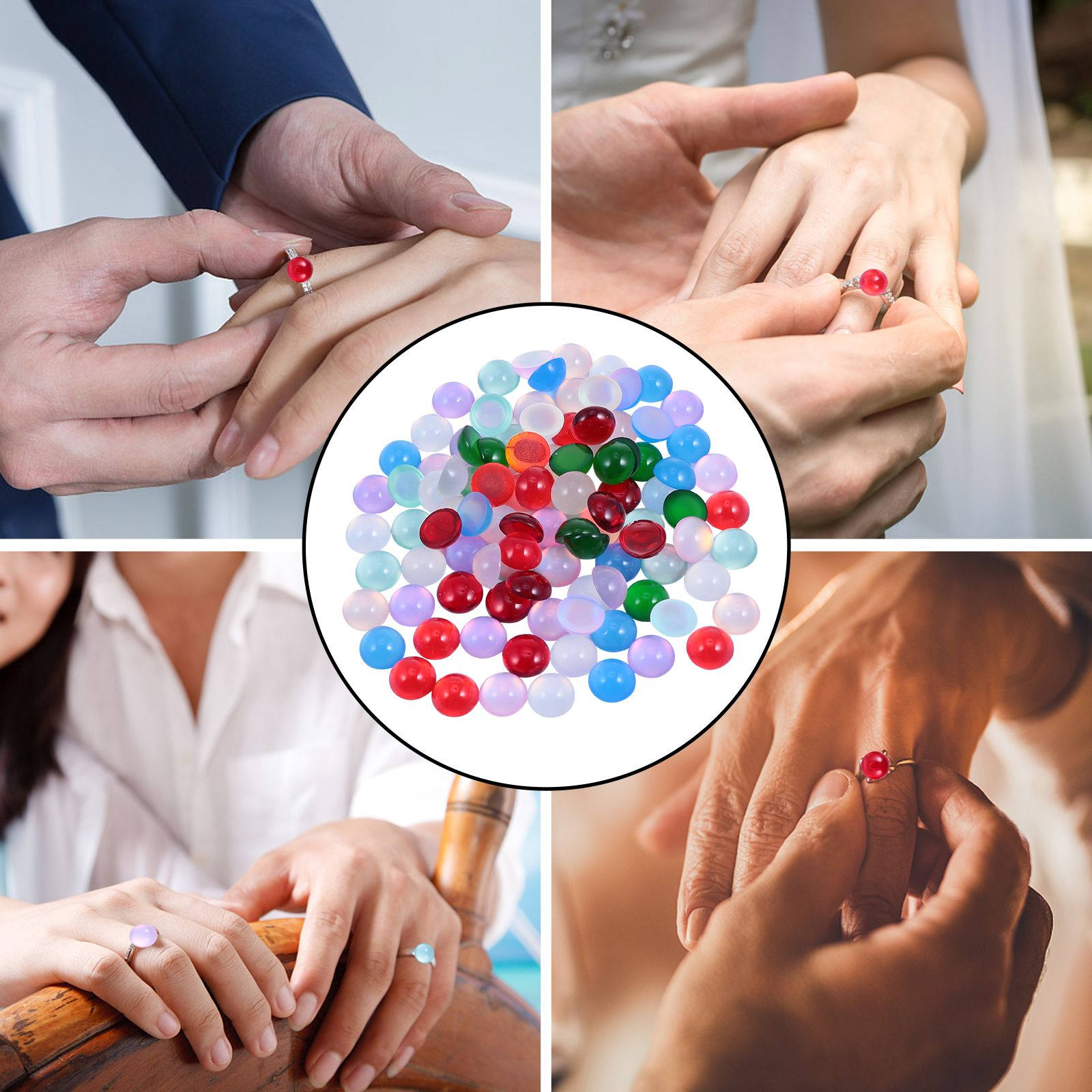 100 Adet Mükemmel İmitasyon Op - Resin Craft Supplies incelemesi ve fiyatı