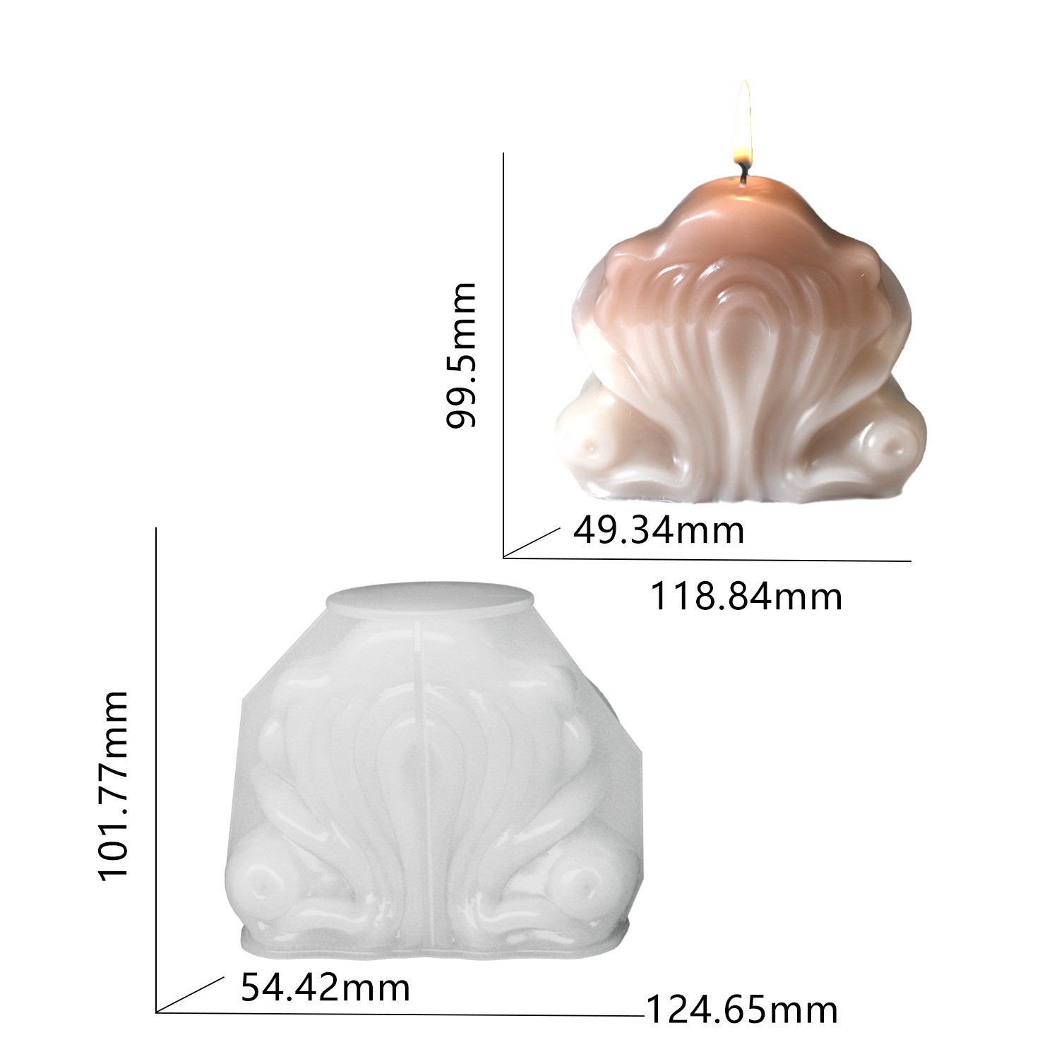 Okyanus Kabuğu Mum Silikon Kal - Resin Ocean Wave Mold incelemesi ve fiyatı