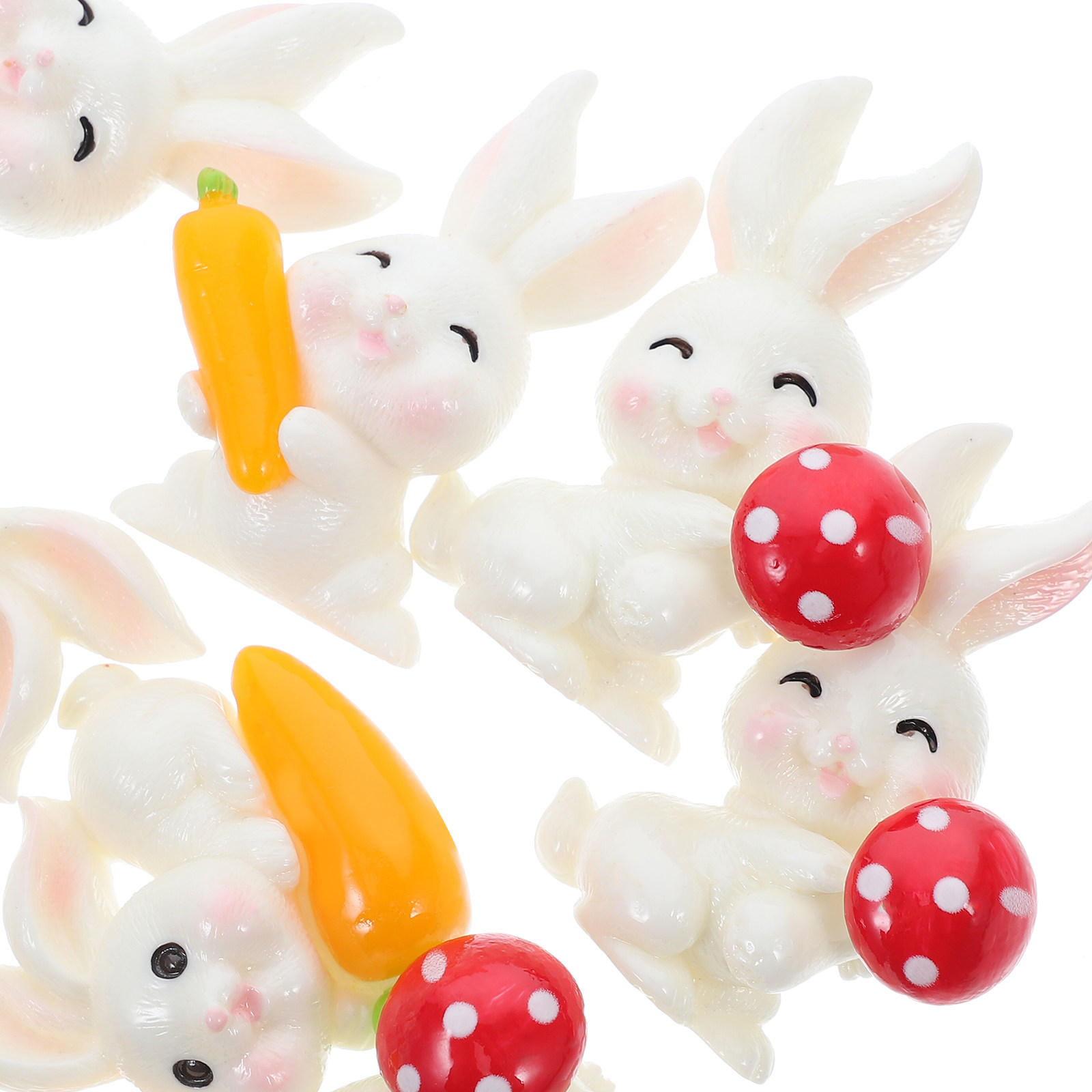 12 Adet Reçine Tavşan Havuç Şe - Resin Craft Supplies incelemesi ve fiyatı