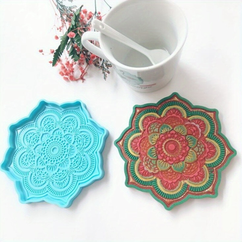 Mandala Coaster silikon kalıp  - Resin Craft Ideas incelemesi ve fiyatı